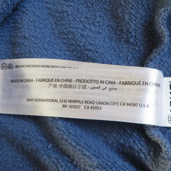 ARIAT Womens Rebar Graphic Hoodie Jacket Size L Blue Pullover - Picture 10 of 12